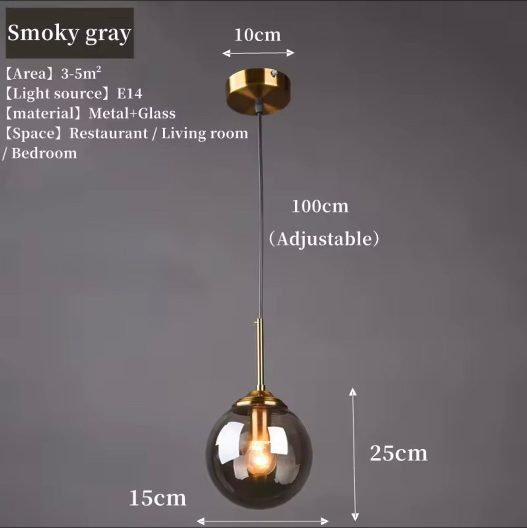 Modern Nordic Glass Pendant Light