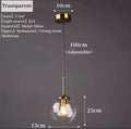 Modern Nordic Glass Pendant Light