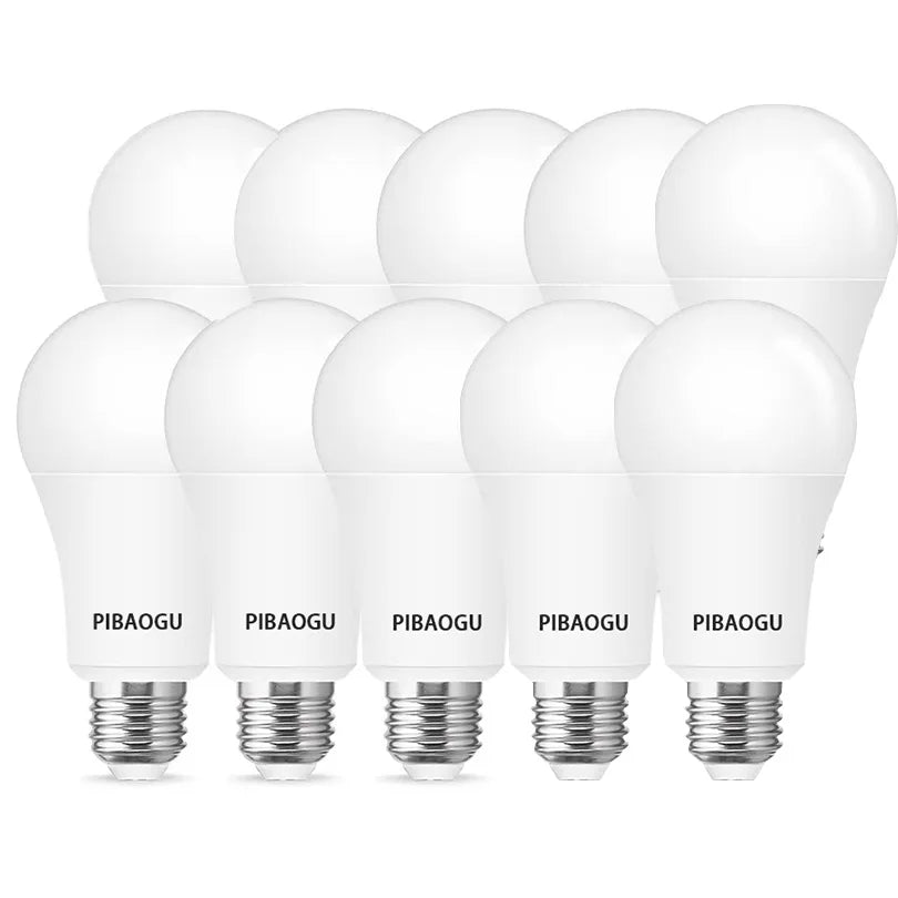 Pack 10 Ampoules LED E27 3W-20W