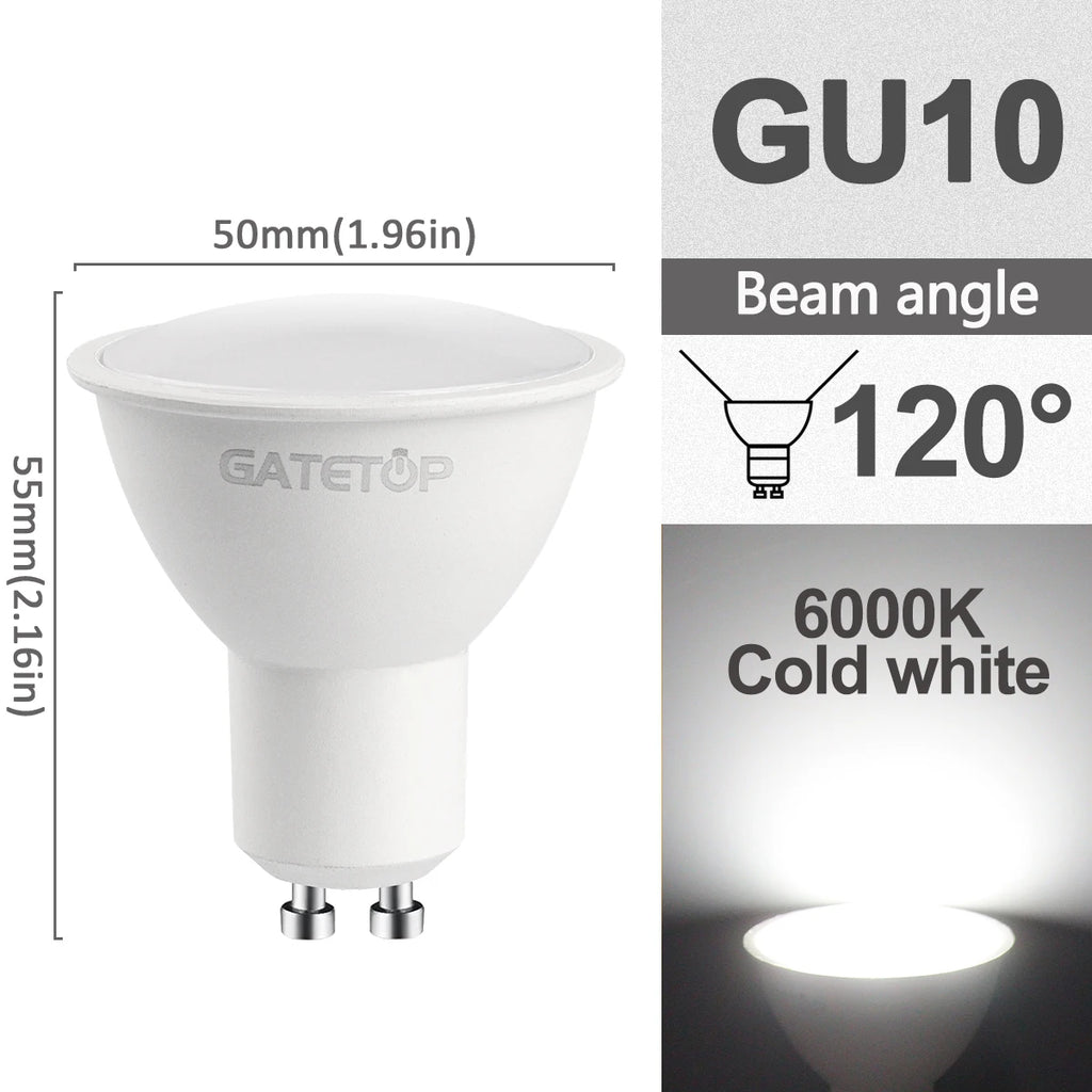 Ampoules LED GU10 Dimmables 3W-9W